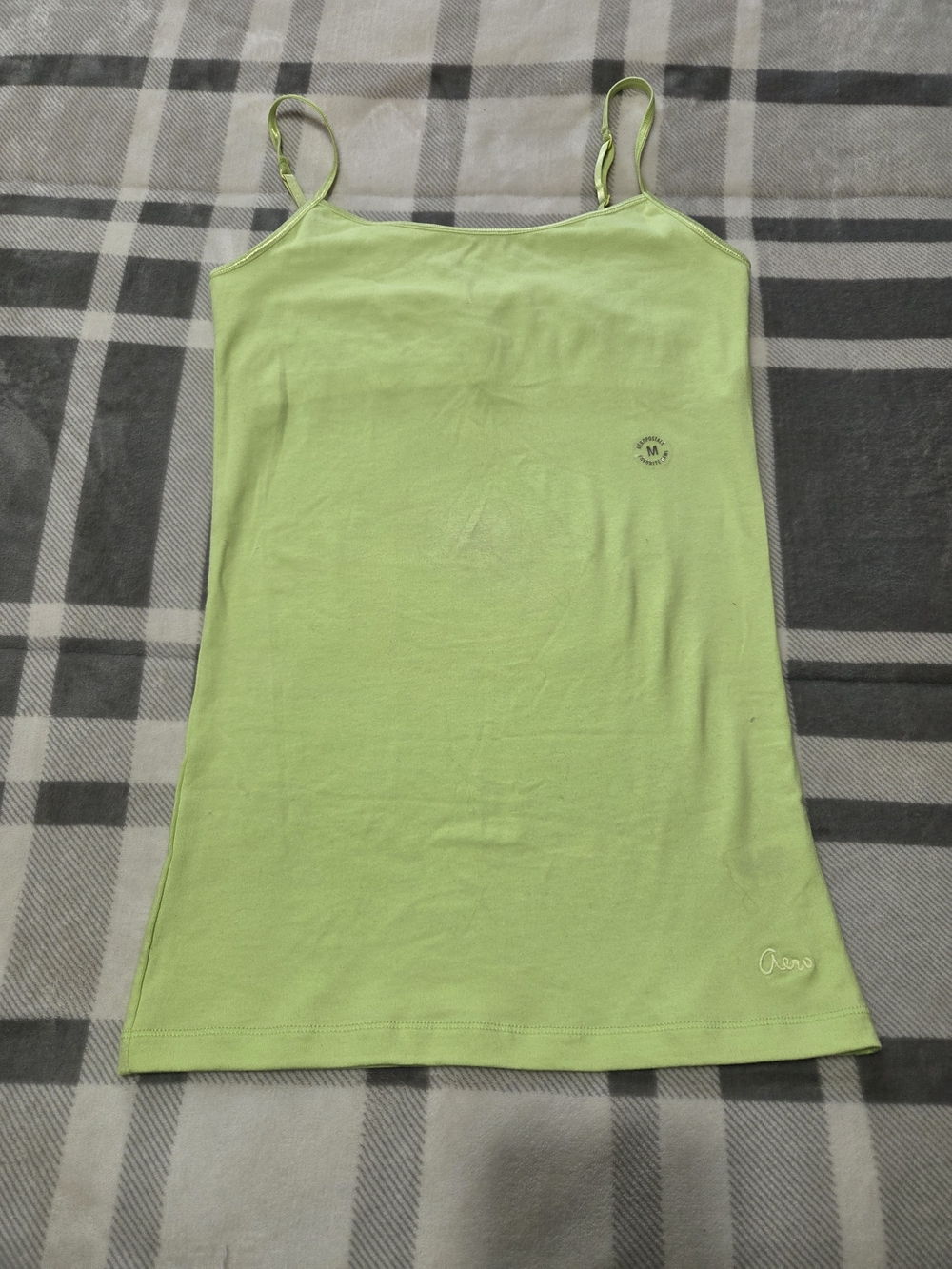 Aeropostale Lime Green Spaghetti Strap Cami